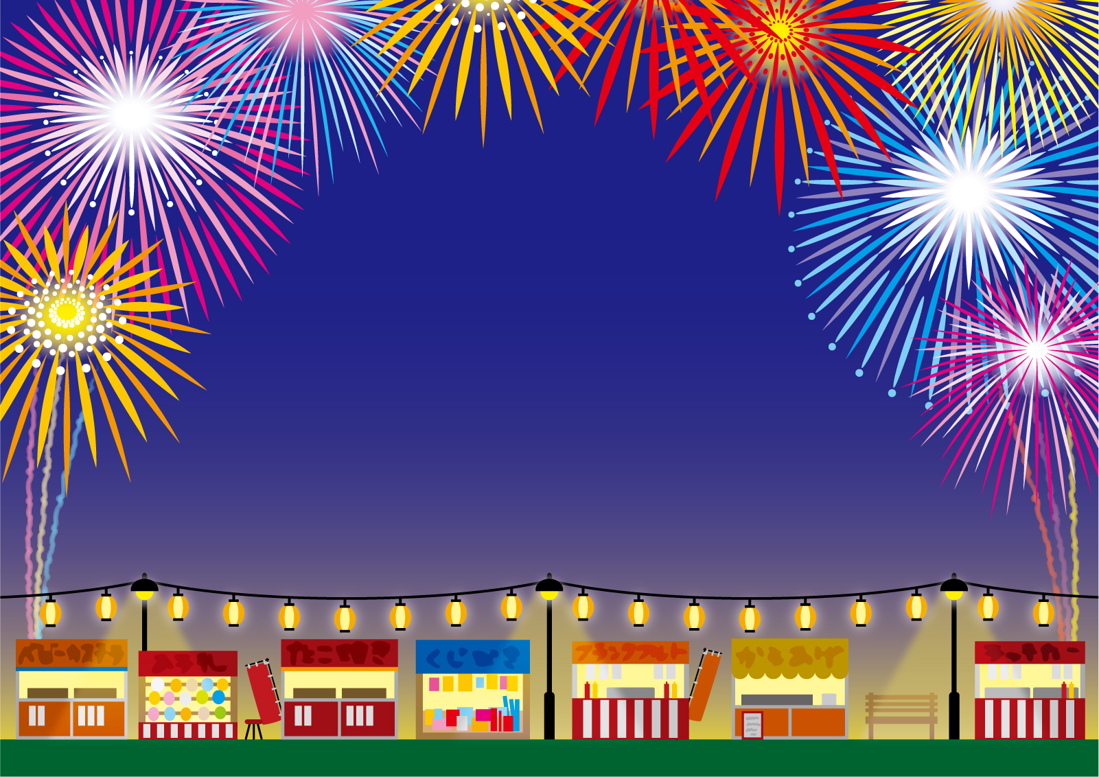 調布花火大会の17年の交通規制は 有料席 穴場や屋台の紹介 粋な情報見聞録